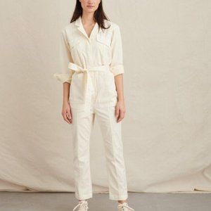 Alex Mill Expedition Twill Jumpsuit OATMILK, Extra Small